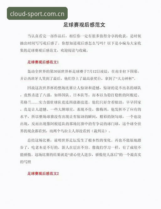 资深用户分享：欧联杯决赛观赛心得与云体育平台实用经验